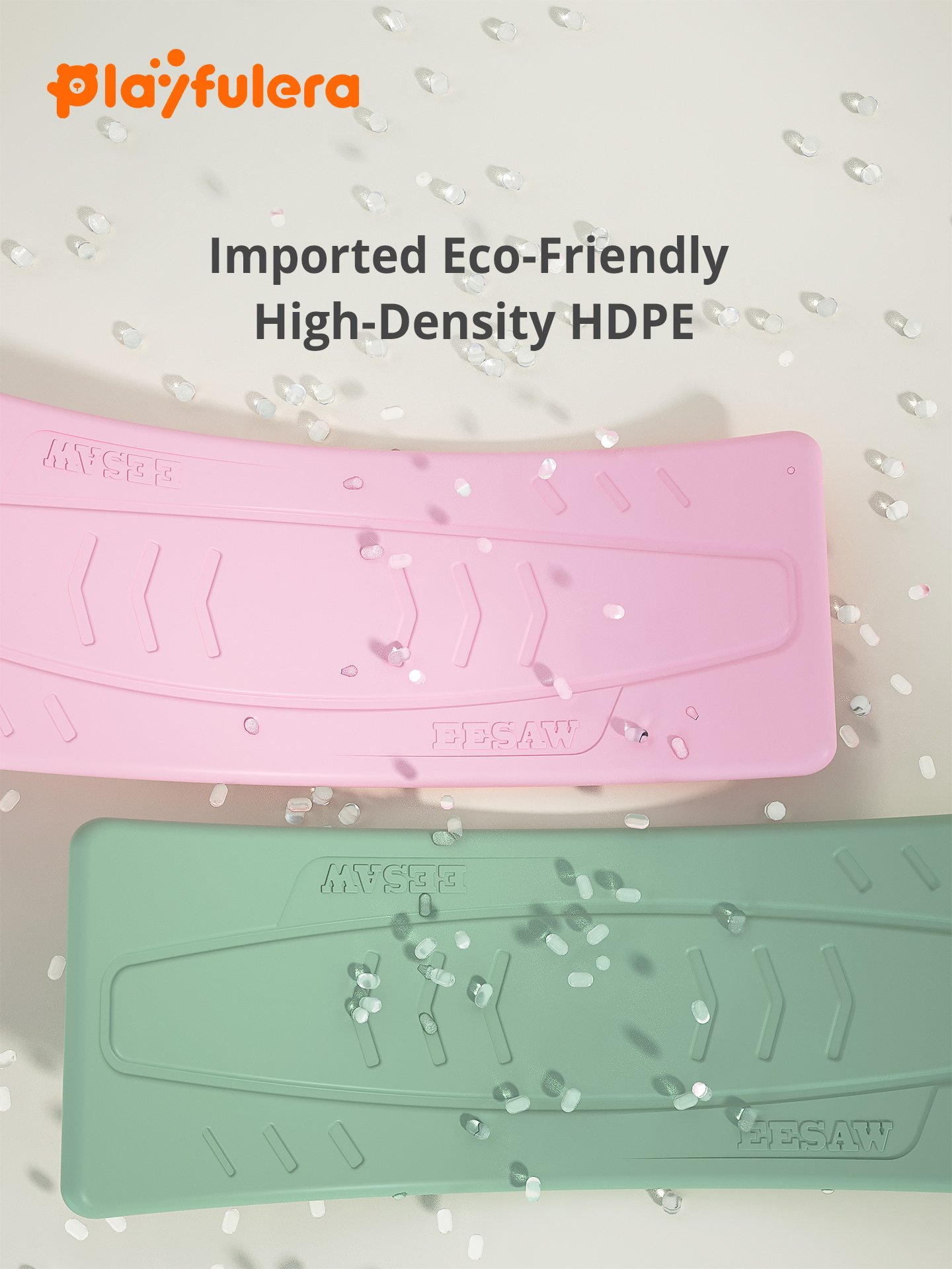 Kids Single-Person Seesaw with Surfing Prints - 7 Colors, Open-Ended Toy (Table/Balance Beam/Yoga Board) - Image 5